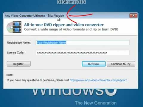 Any Video Converter Ultimate Serial Key Free Download